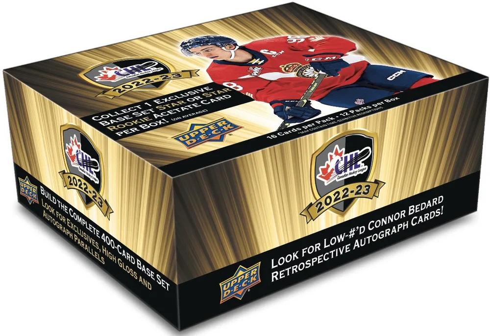 2022-23 CHL Upper Deck Hockey Cards Hobby Box