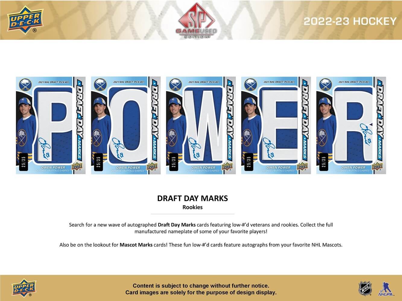 2022-23 Upper Deck SP Game Used Hockey Cards Hobby Box - Image 4