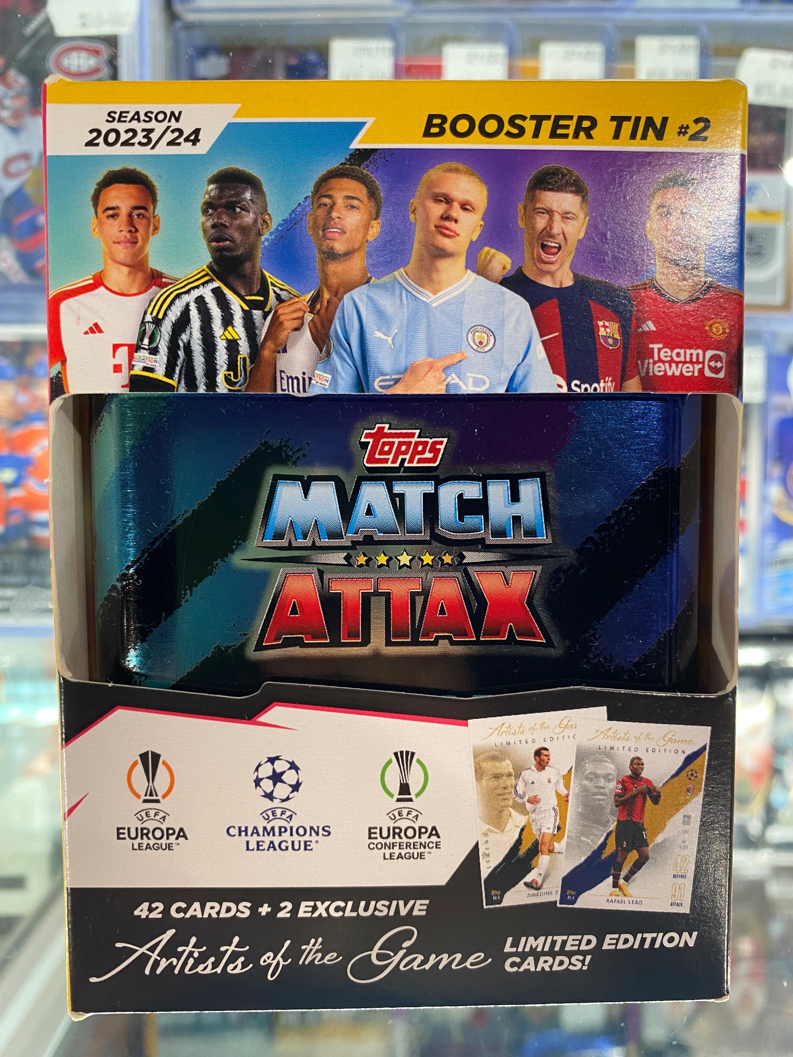 2023-24 Topps Match Attax UEFA Champions League Cards - Booster Mini Tin