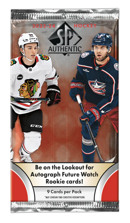 2023-24 Upper Deck SP Authentic Hockey Cards Hobby Box - Image 2