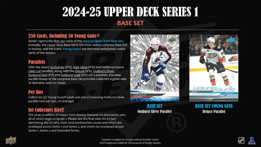 2024-25 Upper Deck Cards Series One Hobby Box - Image 2