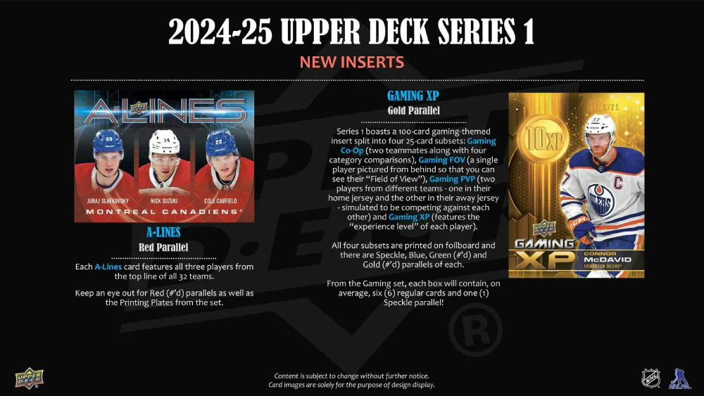 2024-25 Upper Deck Cards Series One Hobby Box - Image 3
