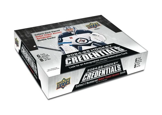 2024-25 Upper Deck Credentials Hockey Cards Hobby Box
