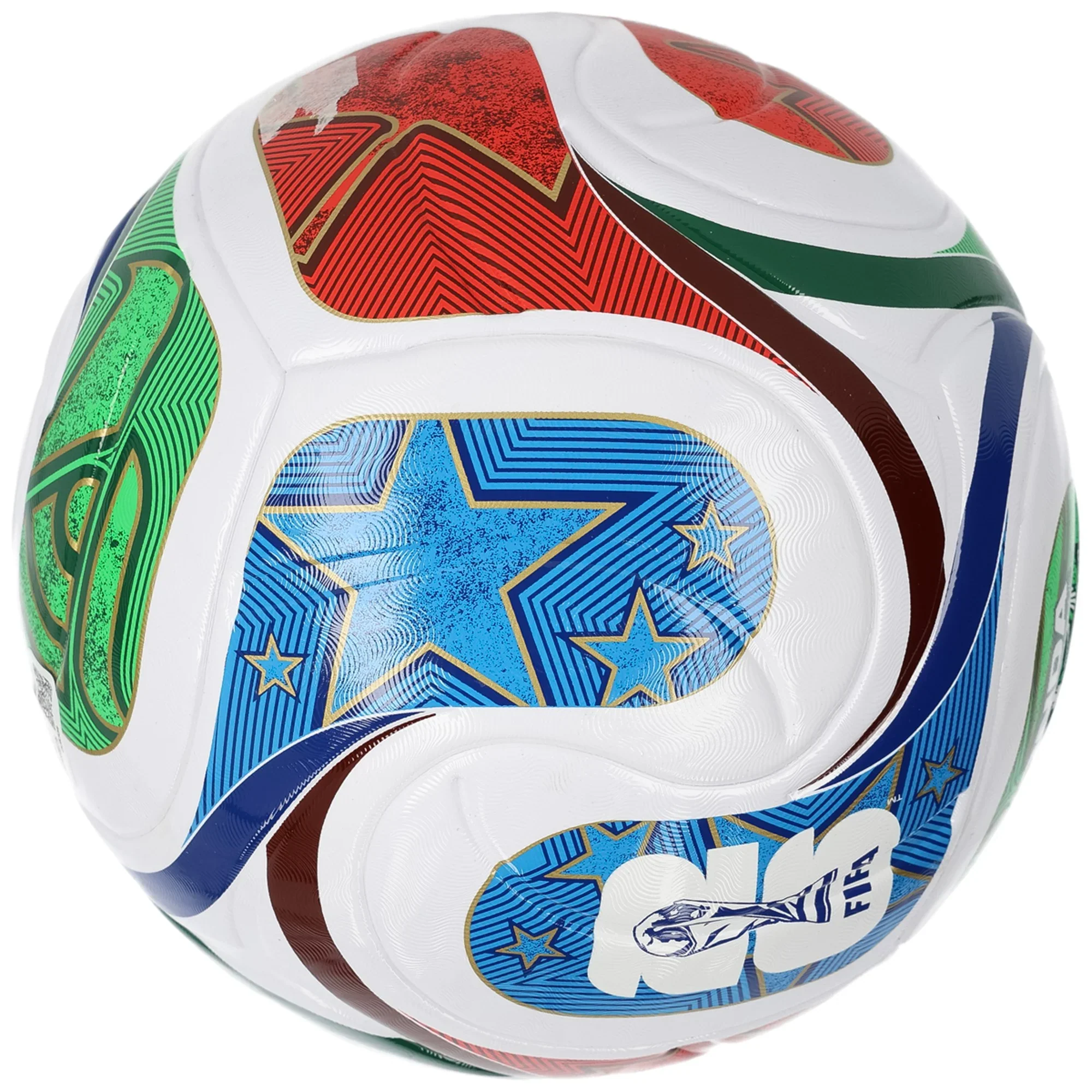 Adidas World Cup FIFA 2026 Trionda League Soccer Ball- White/Blue/Green/Red - Size 4 - Image 5