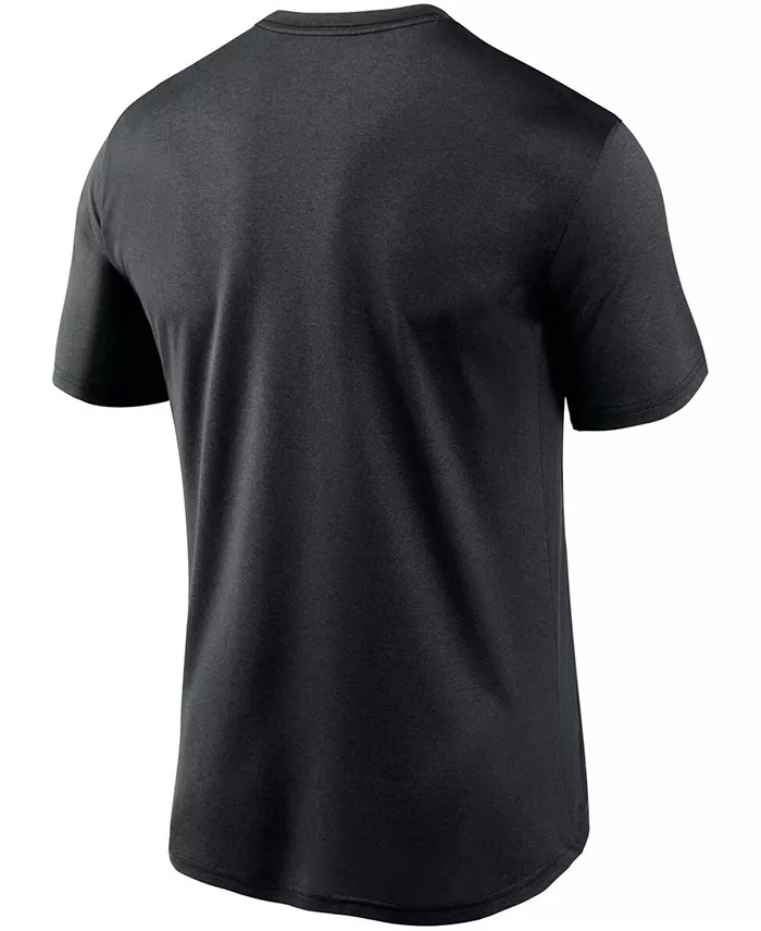 Baltimore Orioles Nike Team Wordmark Dri-Fit Black T-Shirt - Image 3