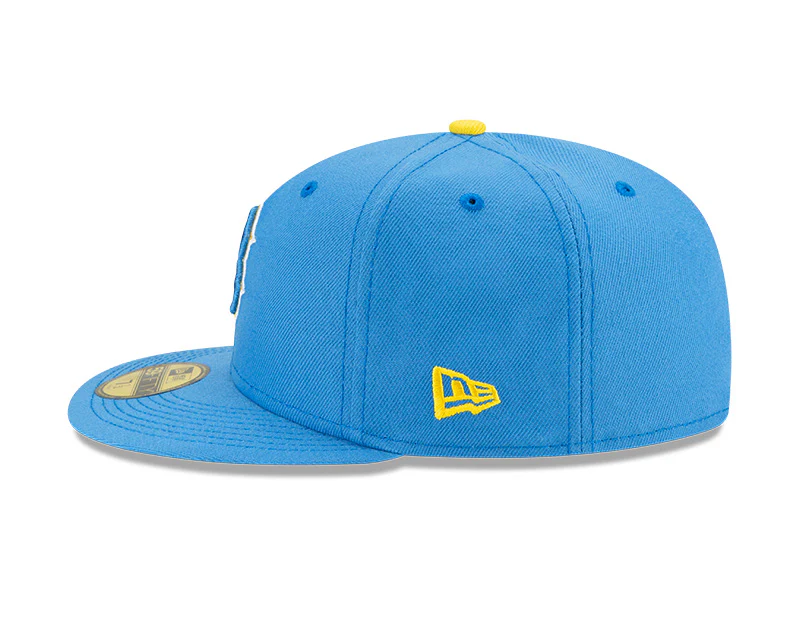 Boston Red Sox New Era Blue/Yellow 2021 City Connect Authentic Collection On-Field 59FIFTY Fitted Hat - Image 4