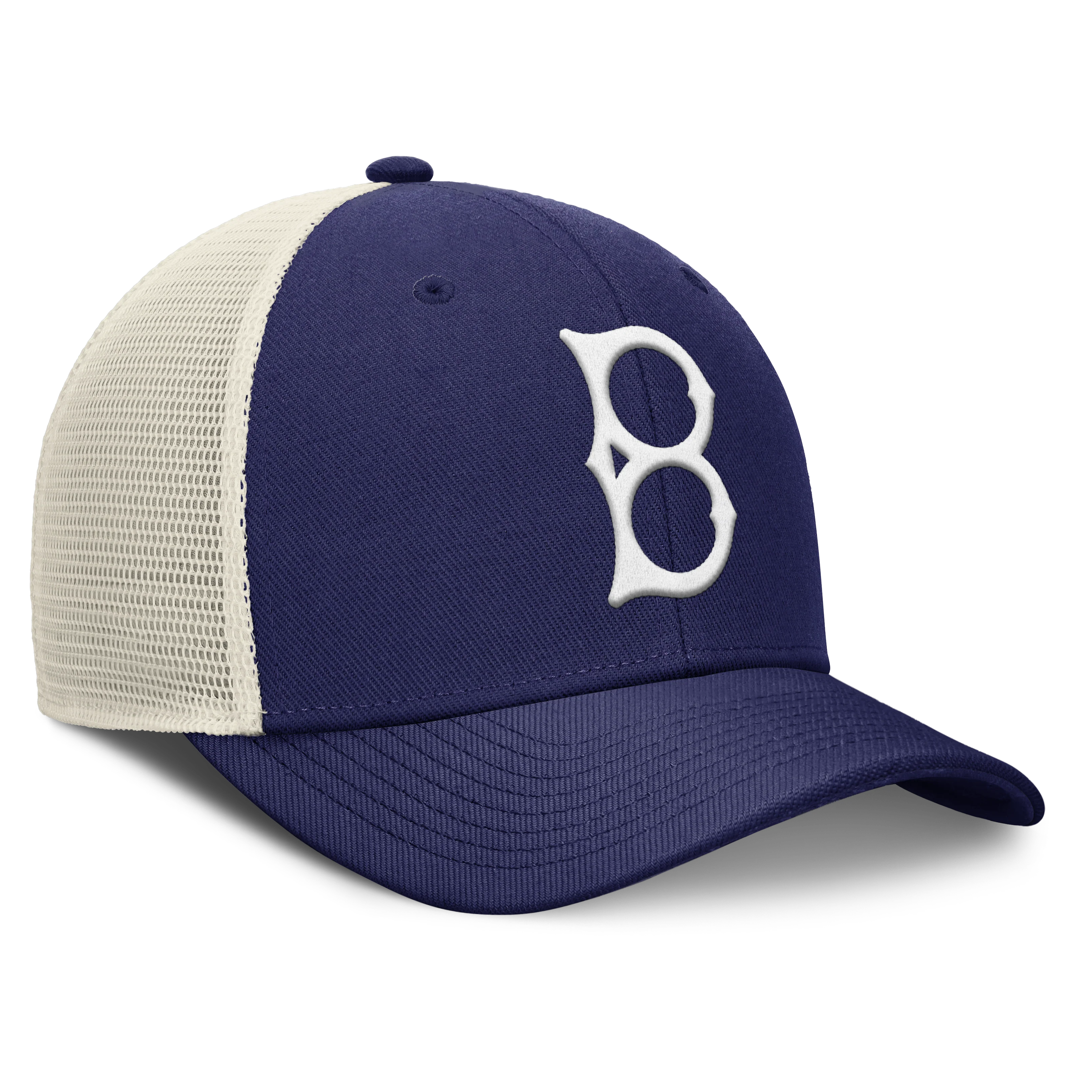 Brooklyn Dodgers Nike Rise Swoosh Performance MeshBack Adjustable Hat - Image 3