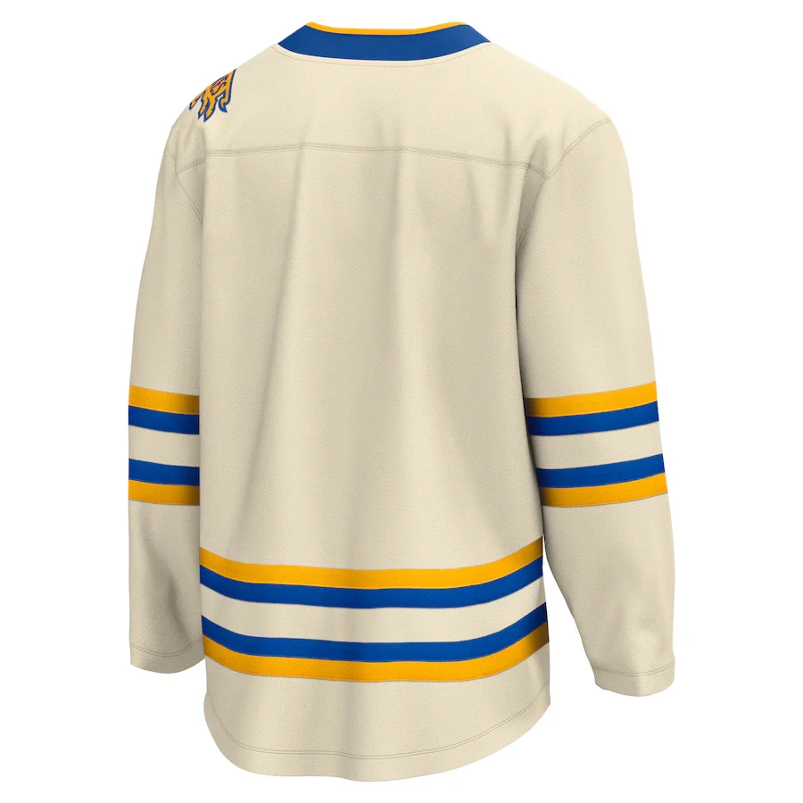 Buffalo Sabres 2022 NHL Heritage Classic - Cream Fanatics Breakaway Blank Jersey - Image 3