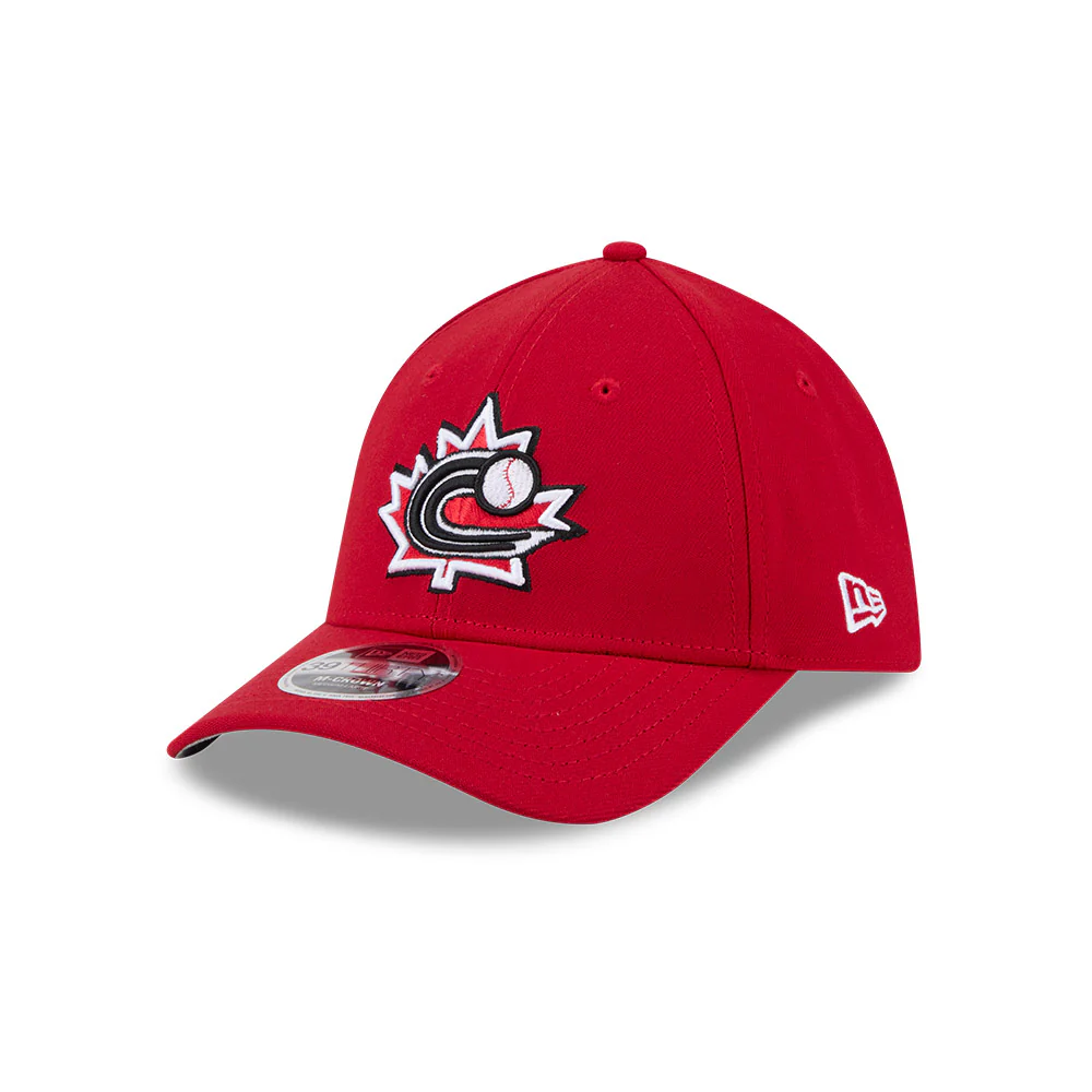 Canada Baseball New Era Red 2026 World Baseball Classic M-Crown 39THIRTY Flex Hat - Image 3