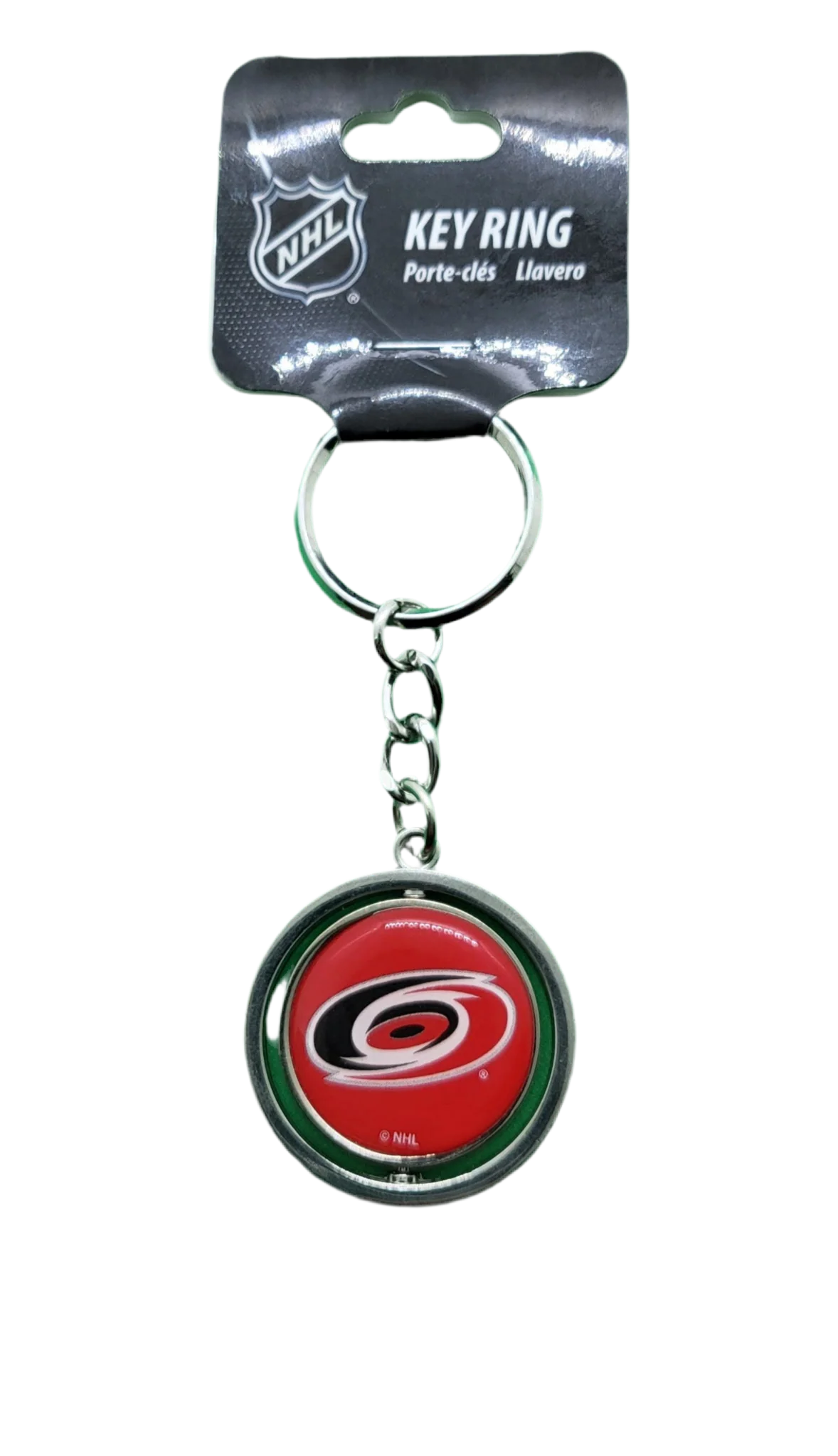 Carolina Hurricanes Spinner Key Ring - Image 2