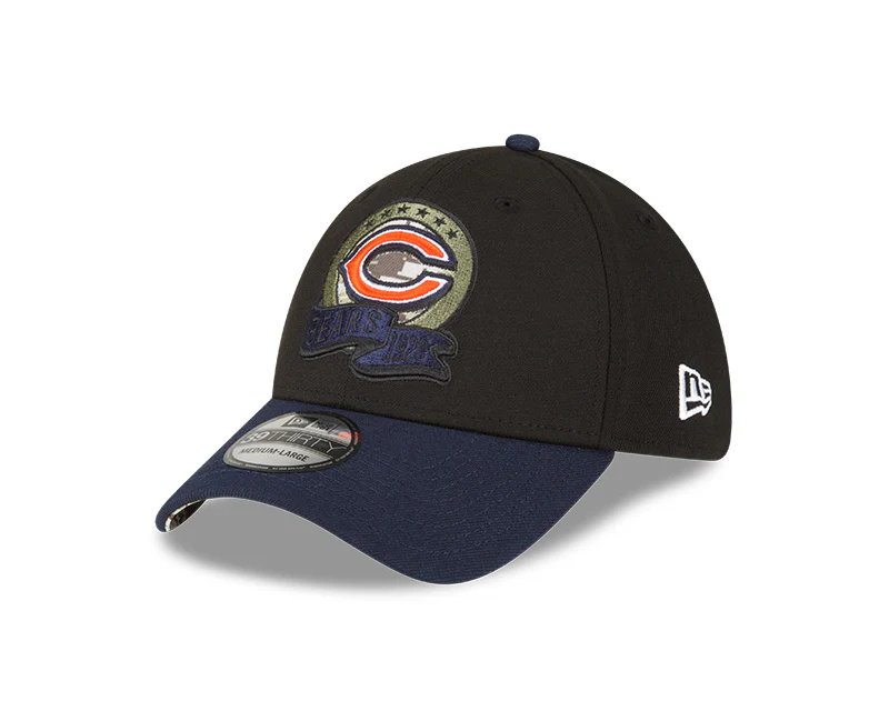 Chicago Bears New Era 2022 Salute To Service - 39THIRTY Flex Hat - Image 4