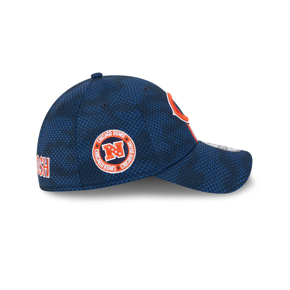 Chicago Bears NFL 2024 Sideline New Era 39 Thirty Flex Hat - Navy - Image 3