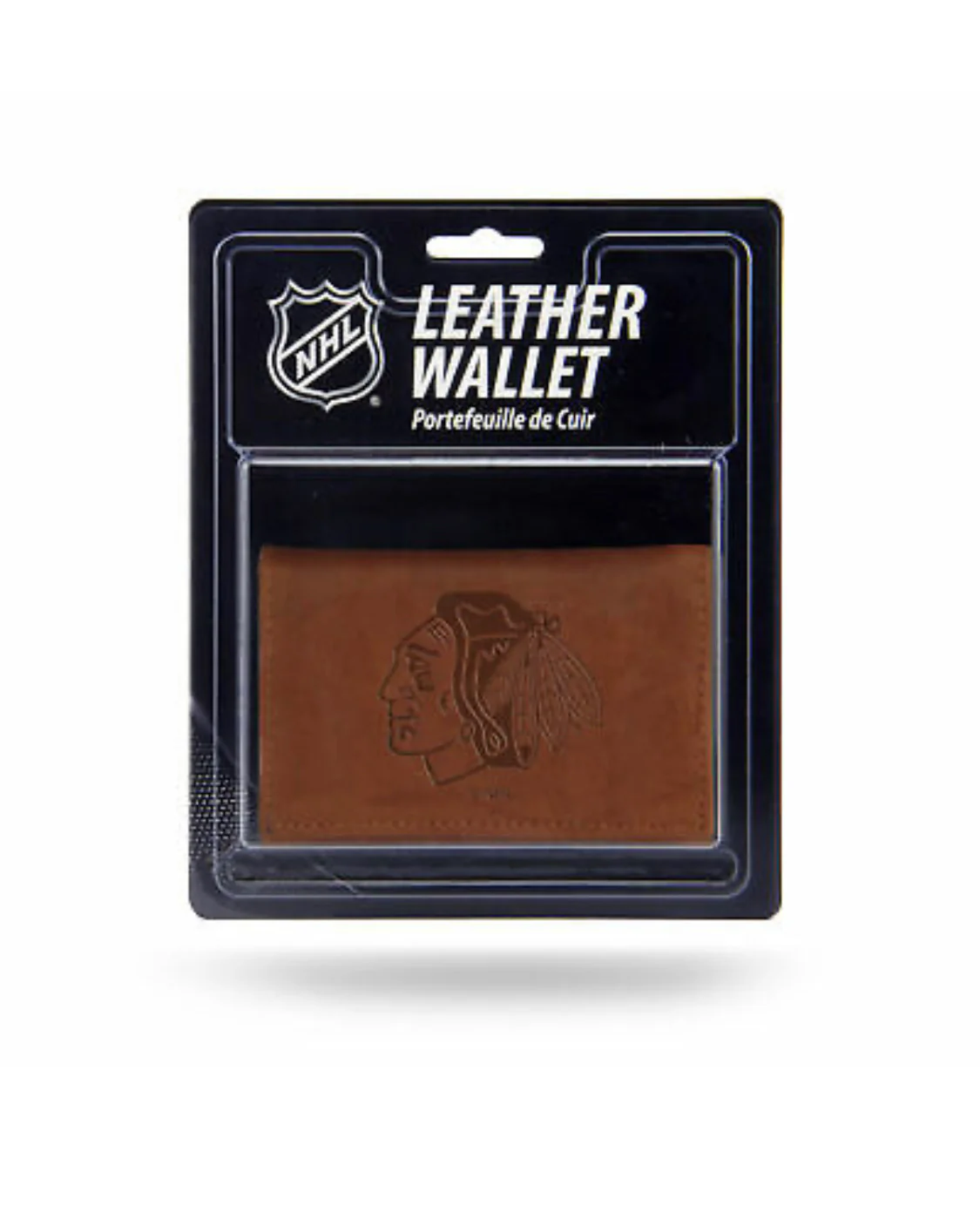 Chicago Blackhawks NHL Trifold Leather Wallet