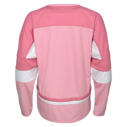 Child Girls Toronto Maple Leafs Pink Fashion Jersey - Image 2