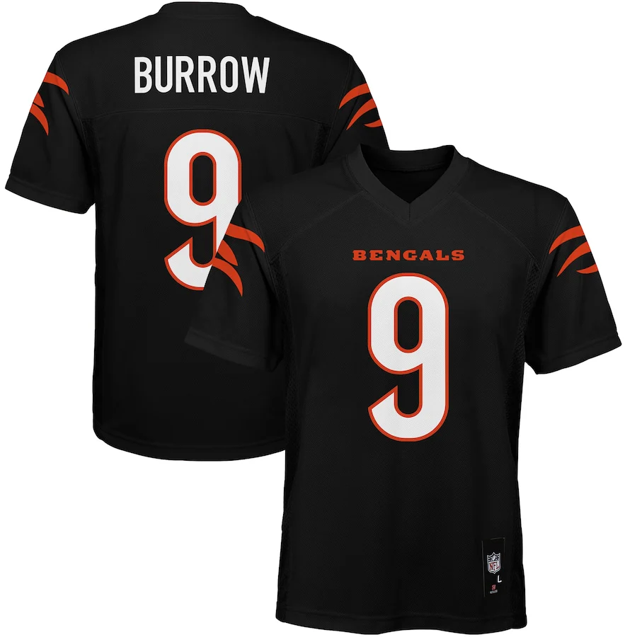 Child Joe Burrow Black Cincinnati Bengals Nike - Game Jersey