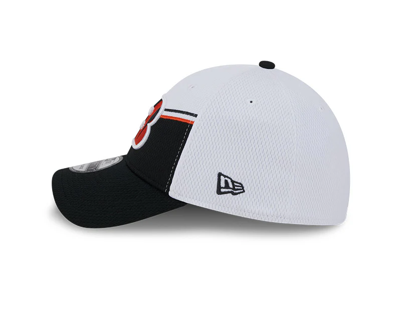 Cincinnati Bengals New Era 2023 Sideline 39THIRTY Flex Hat - White/Black - Image 6
