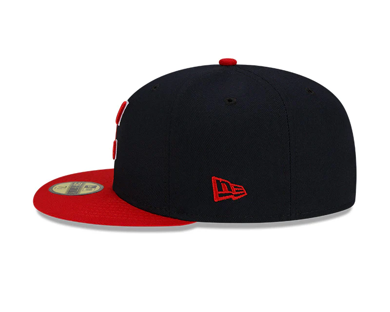 Cleveland Guardians New Era Navy Authentic Collection On-Field Home 59FIFTY Fitted Hat - Image 4