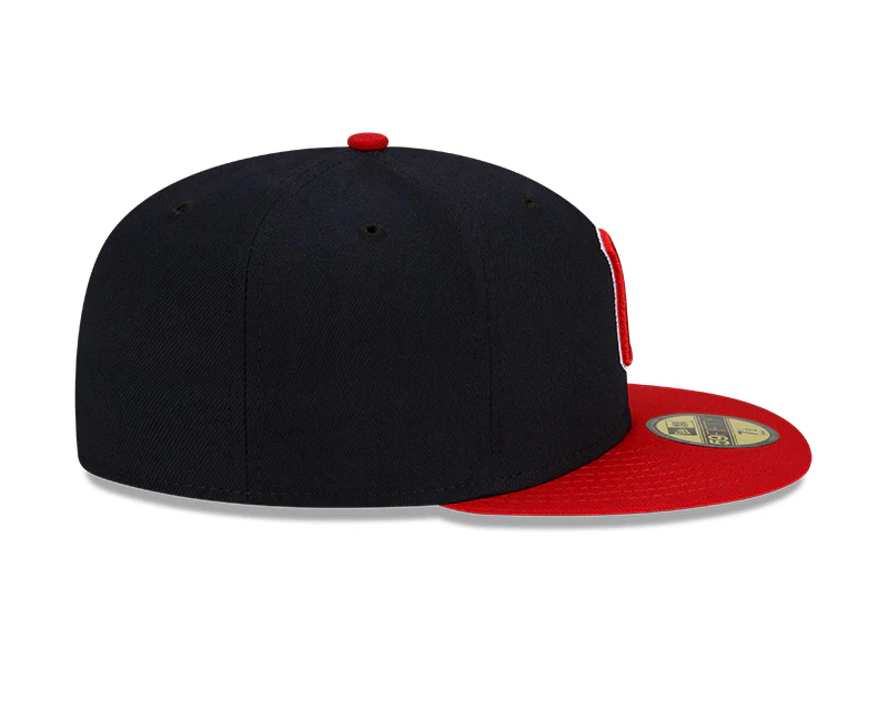 Cleveland Guardians New Era Navy Authentic Collection On-Field Home 59FIFTY Fitted Hat - Image 6