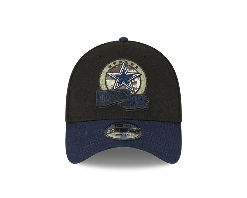 Dallas Cowboys New Era 2022 Salute To Service - 39THIRTY Flex Hat - Image 2