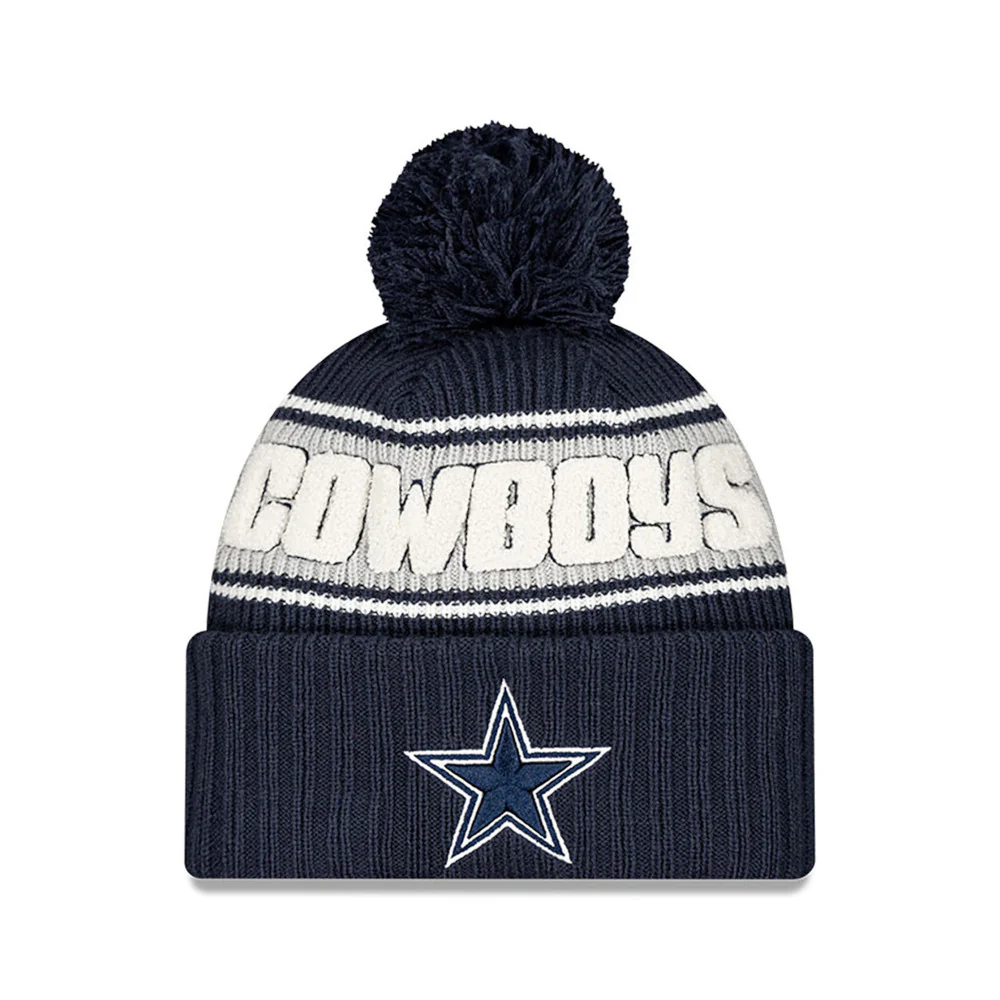 Dallas Cowboys New Era 2024 Sideline Sport Cuffed Knit Hat Toque