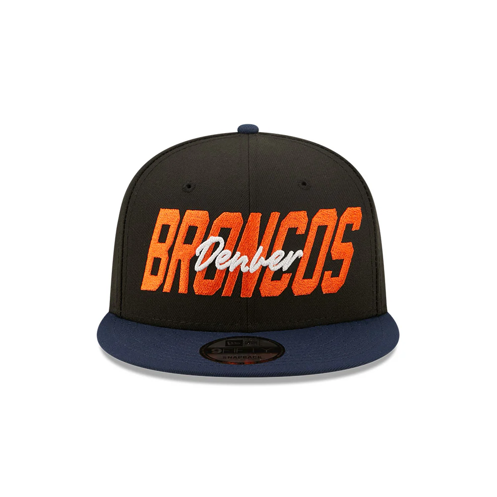 Denver Broncos New Era 2022 Draft 9Fifty Snapback Hat - Image 4