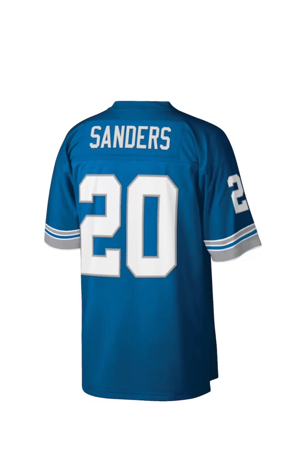 Barry Sanders #20 Detroit Lions 1996 Mitchell & Ness Retired Replica Collection Jersey - Blue - Image 3