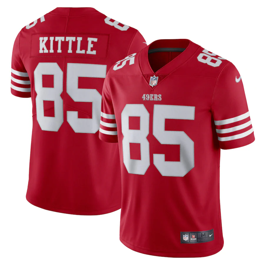 George Kittle #85 San Francisco 49ers Scarlet Nike Vapor F.U.S.E Limited Jersey