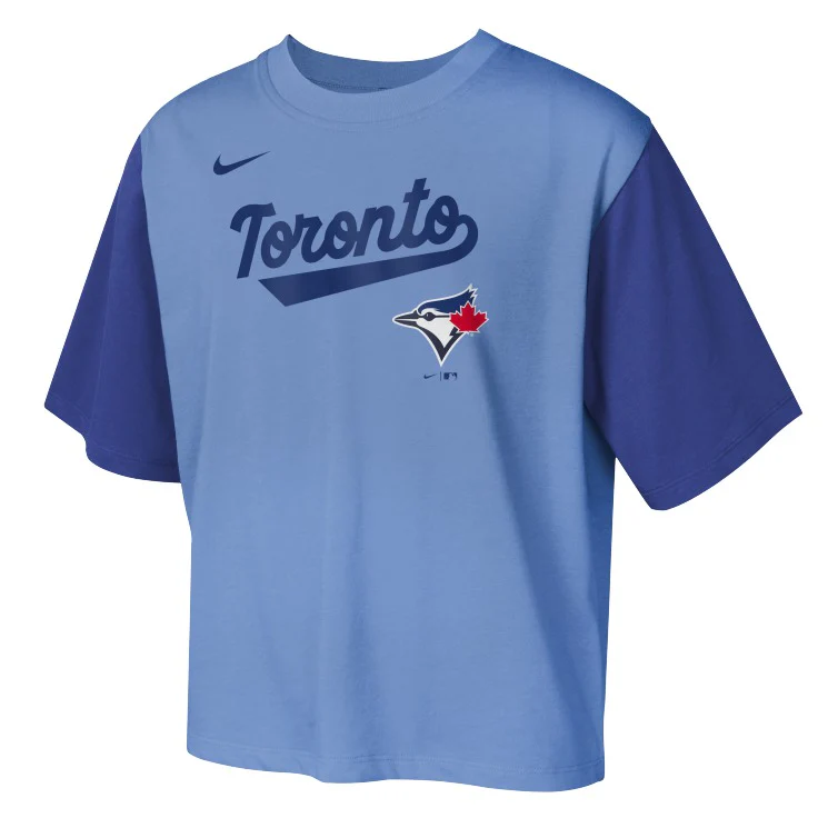 Girls Toronto Blue Jays MLB Fashion Short-Sleeve T-Shirt