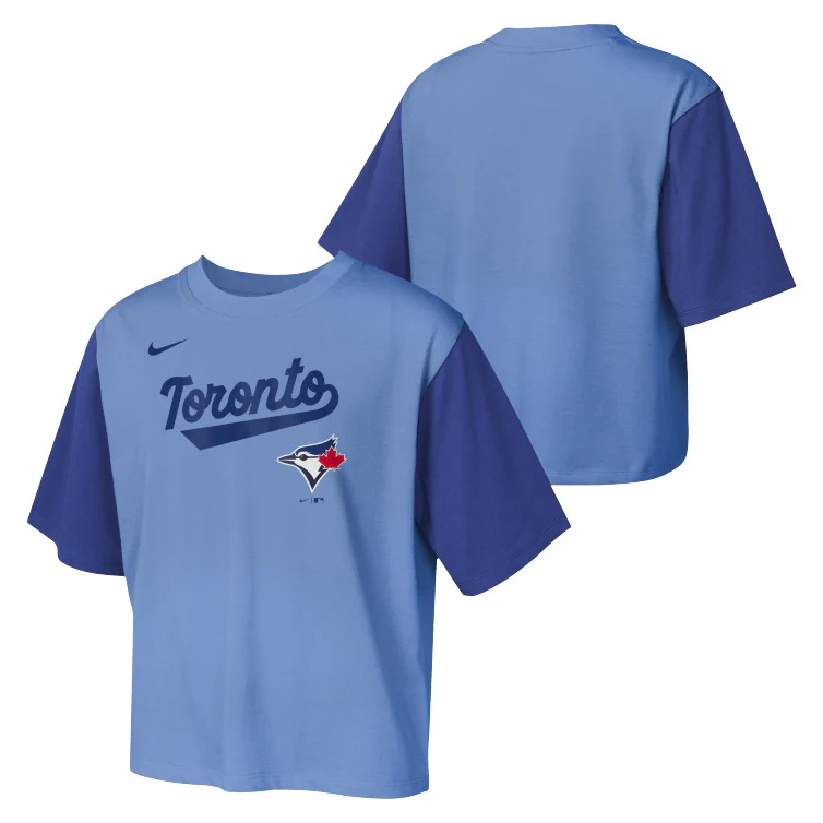 Girls Toronto Blue Jays MLB Fashion Short-Sleeve T-Shirt - Image 2