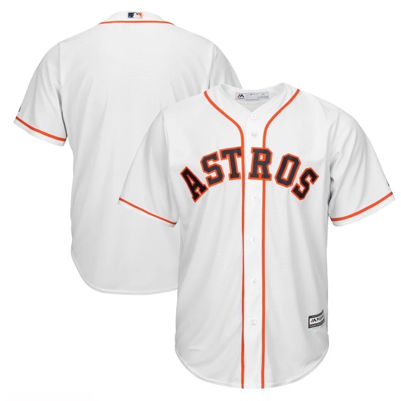 Houston Astros Majestic Cool Base Home White Replica Jersey - Image 2