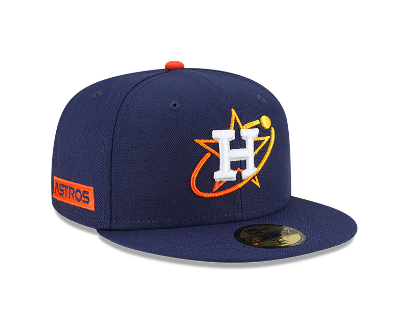 Houston Astros New Era Navy 2022 City Connect Authentic Collection On-Field 59FIFTY Fitted Hat - Image 3