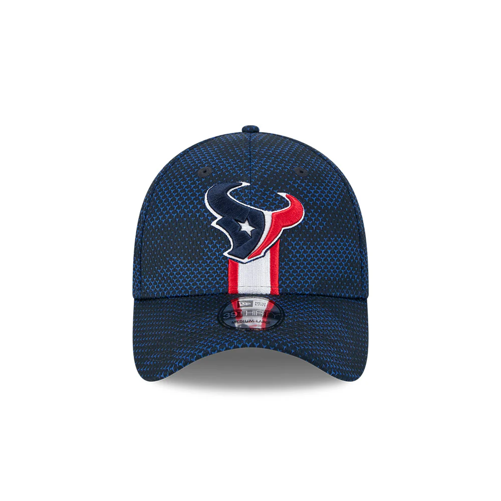 Houston Texans NFL 2024 Sideline New Era 39 Thirty Flex Hat - Navy - Image 6