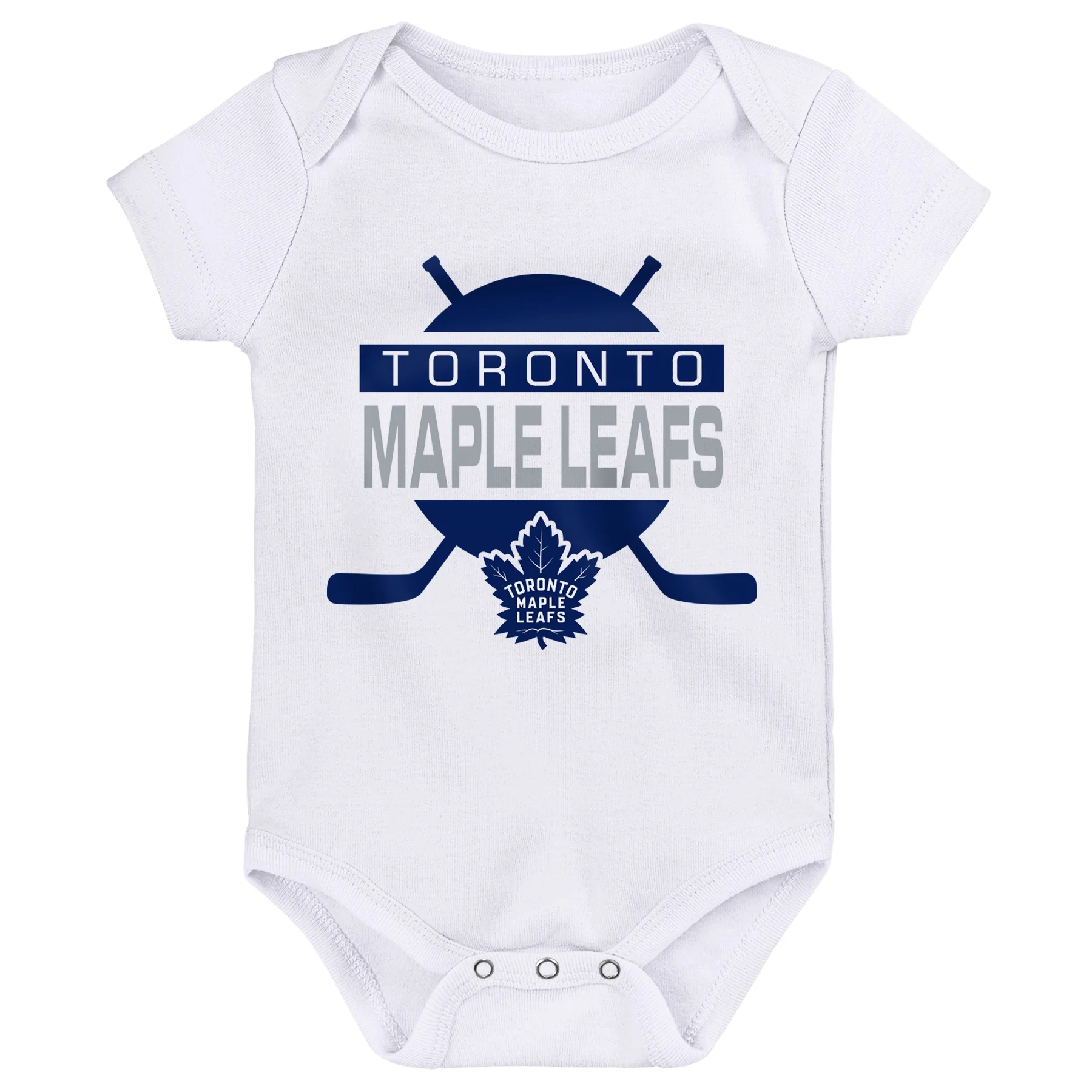 Infant Toronto Maple Leafs Born To Win Onesie 3 Pack Set - Image 4