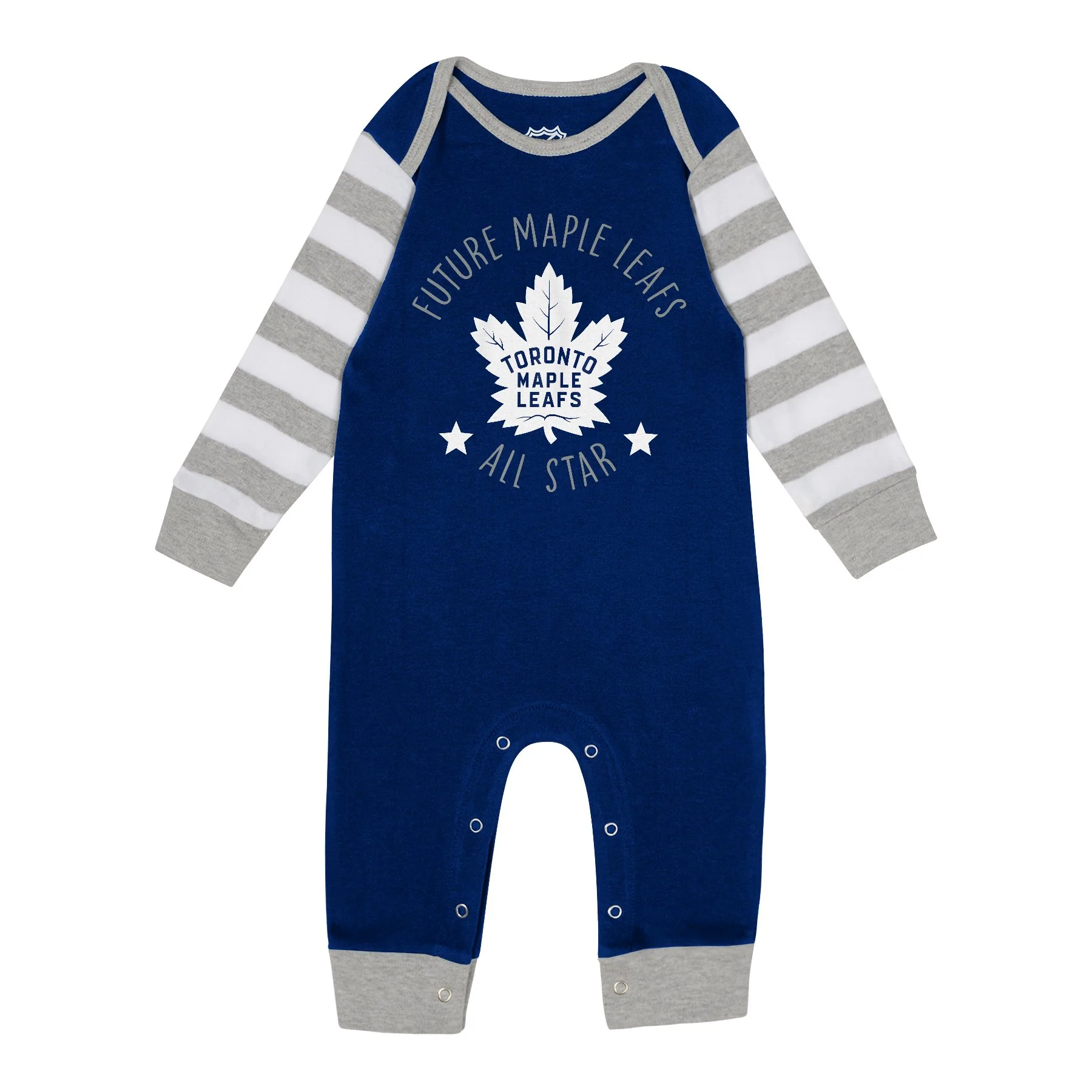 Infant Toronto Maple Leafs Future All Star Coverall Sleeper - Image 2