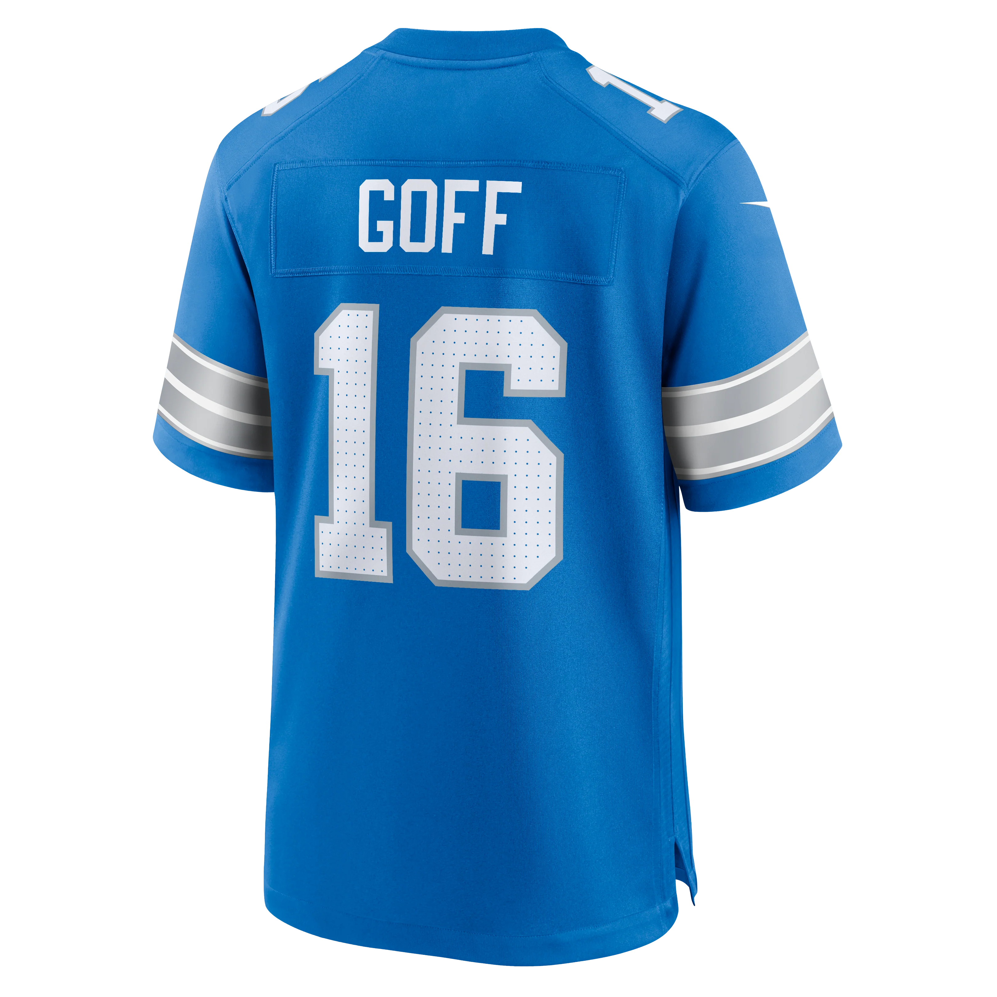 Jared Goff #16 Detroit Lions Nike Game Jersey - Blue - Image 3