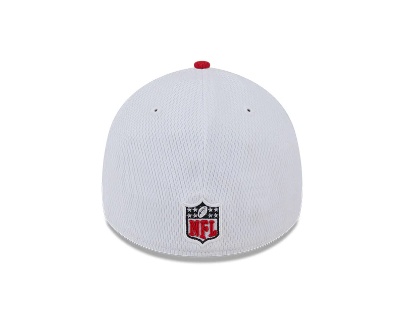 Kansas City Chiefs New Era 2023 Sideline 39THIRTY Flex Hat - White/Red - Image 6