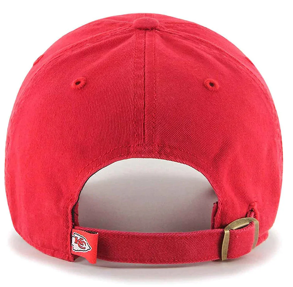 Kansas City Chiefs Red Clean Up '47 Brand Adjustable Hat - Image 2