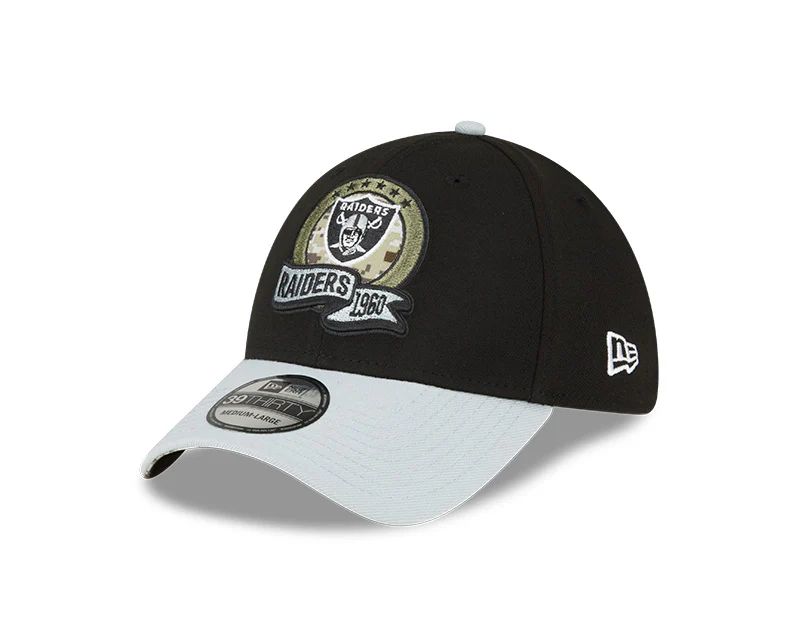 Las Vegas Raiders New Era 2022 Salute To Service - 39THIRTY Flex Hat - Image 4
