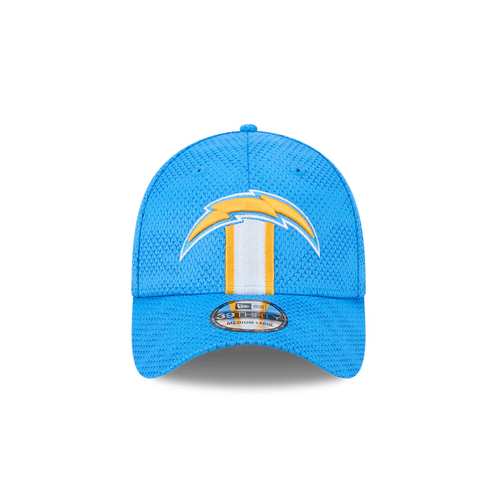 Los Angeles Chargers NFL 2024 Sideline New Era 39 Thirty Flex Hat - Light Blue - Image 6