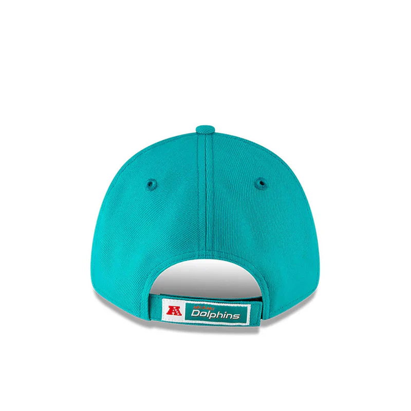 Miami Dolphins NFL New Era 9FORTY Adjustable Hat - Cyan - Image 4