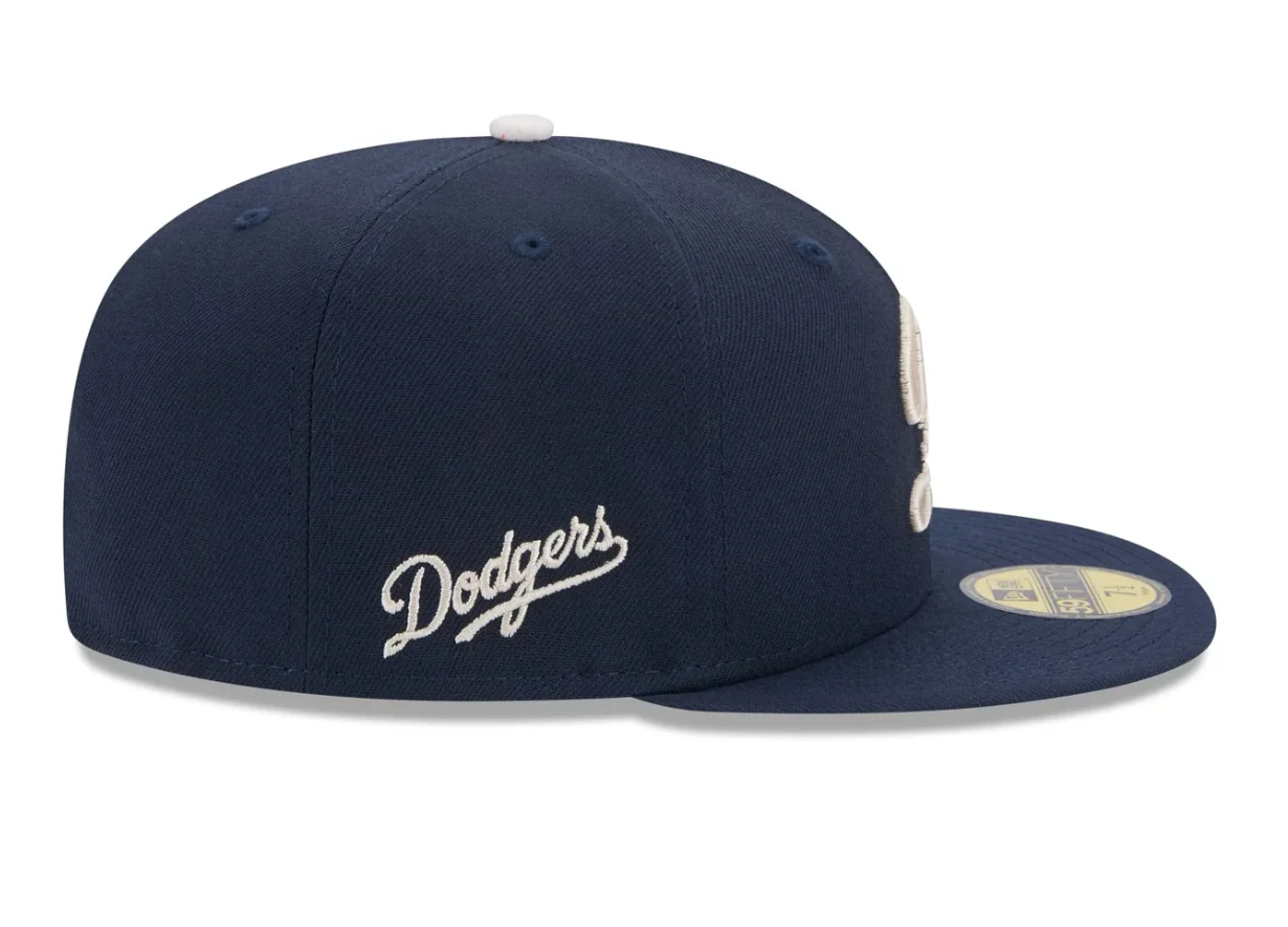 Los Angeles Dodgers New Era 2024 City Connect Authentic Collection On-Field 59FIFTY Fitted Hat - Image 4