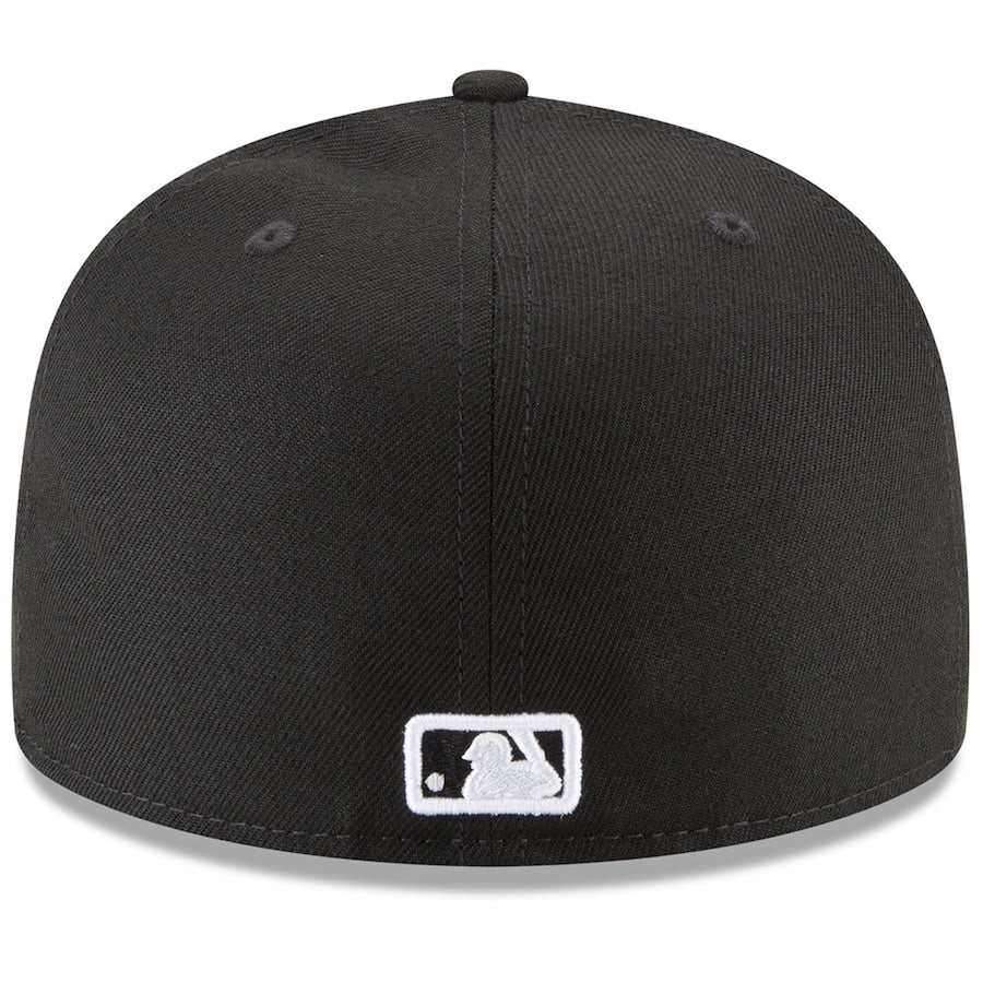 Los Angeles Dodgers New Era 59FIFTY Fitted Hat - Black - Image 3