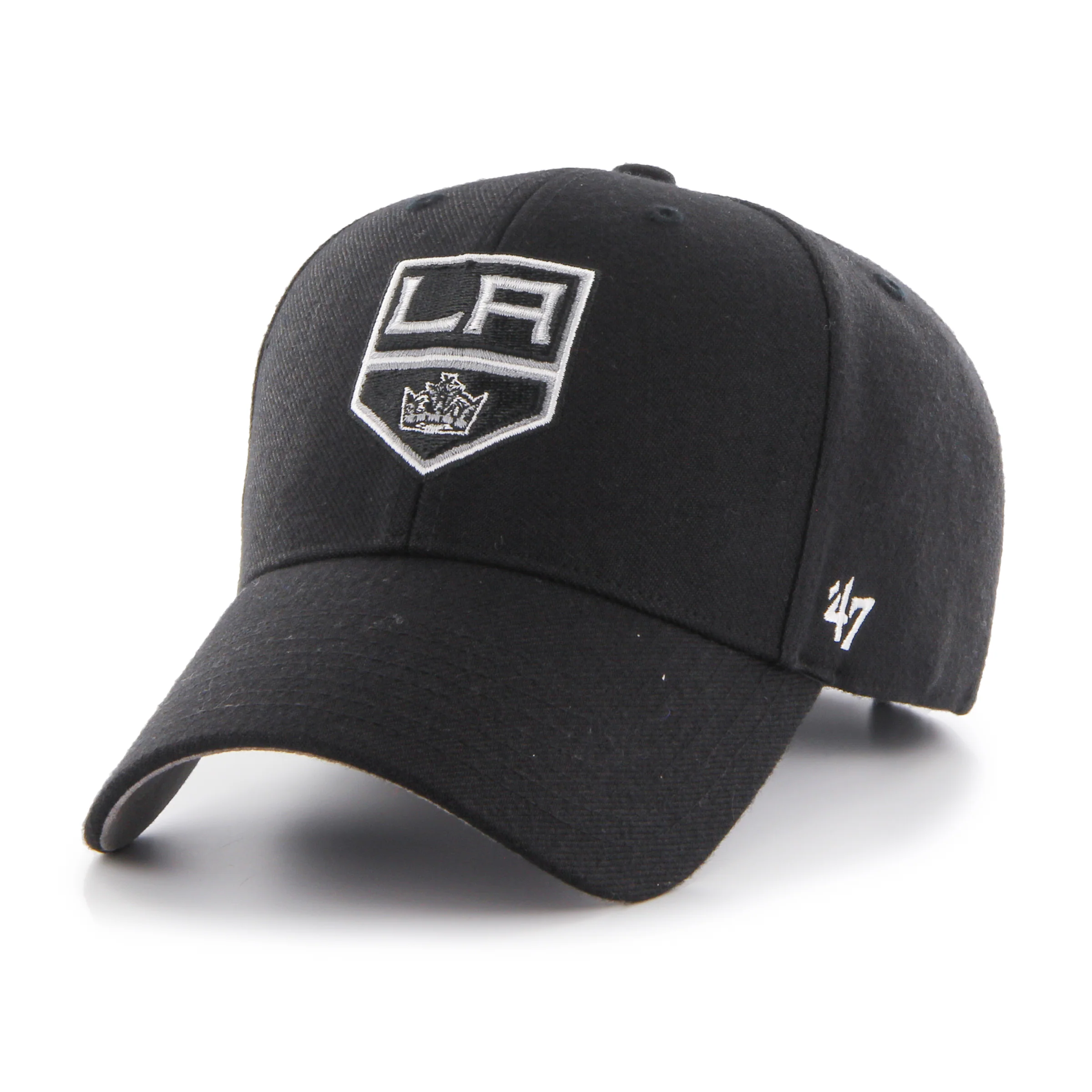 Los Angeles Kings Black 47 Brand MVP Basic Adjustable Hat