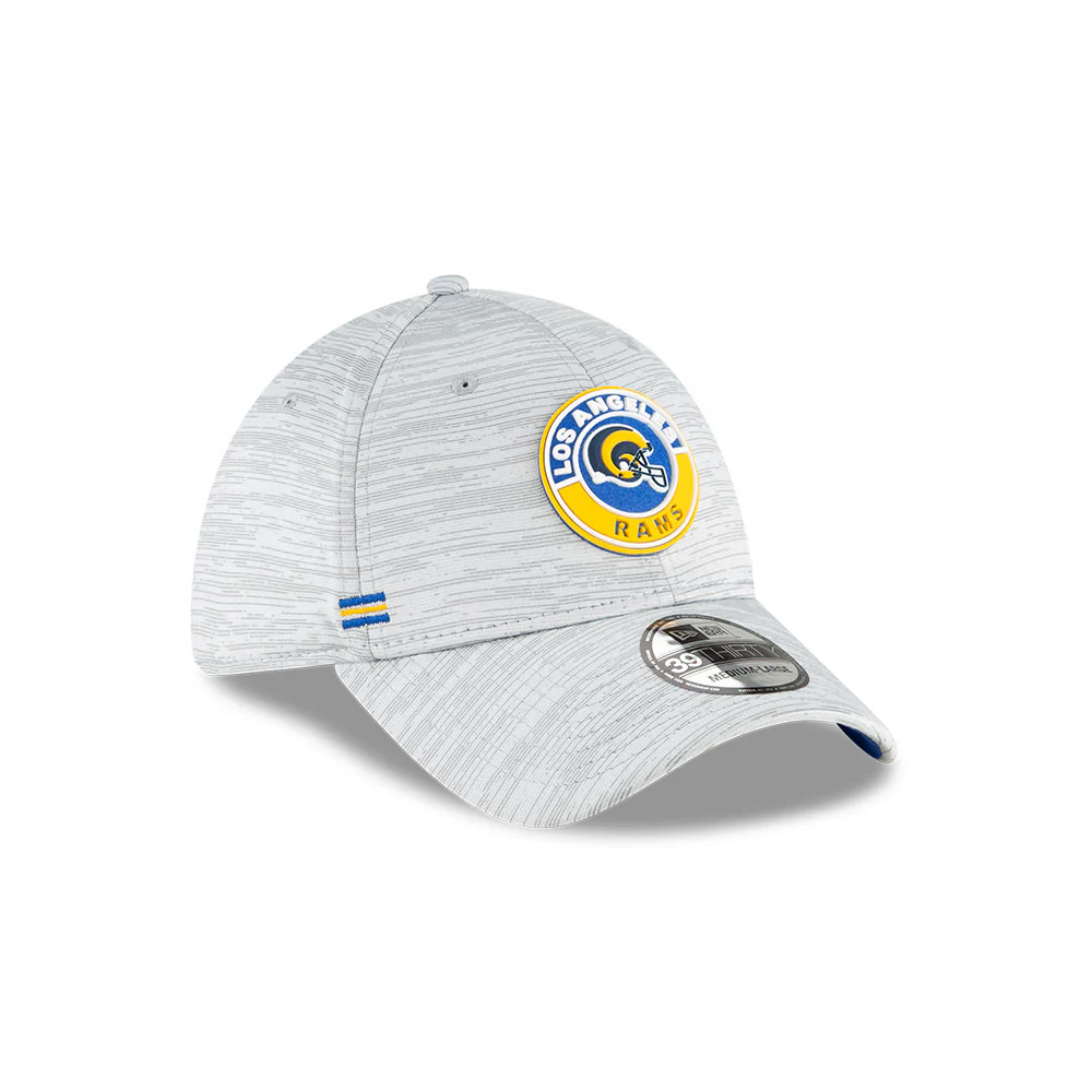 Los Angeles Rams Official NFL 2020 Fall Sideline 39Thirty Stretch Fit Hat - Image 4