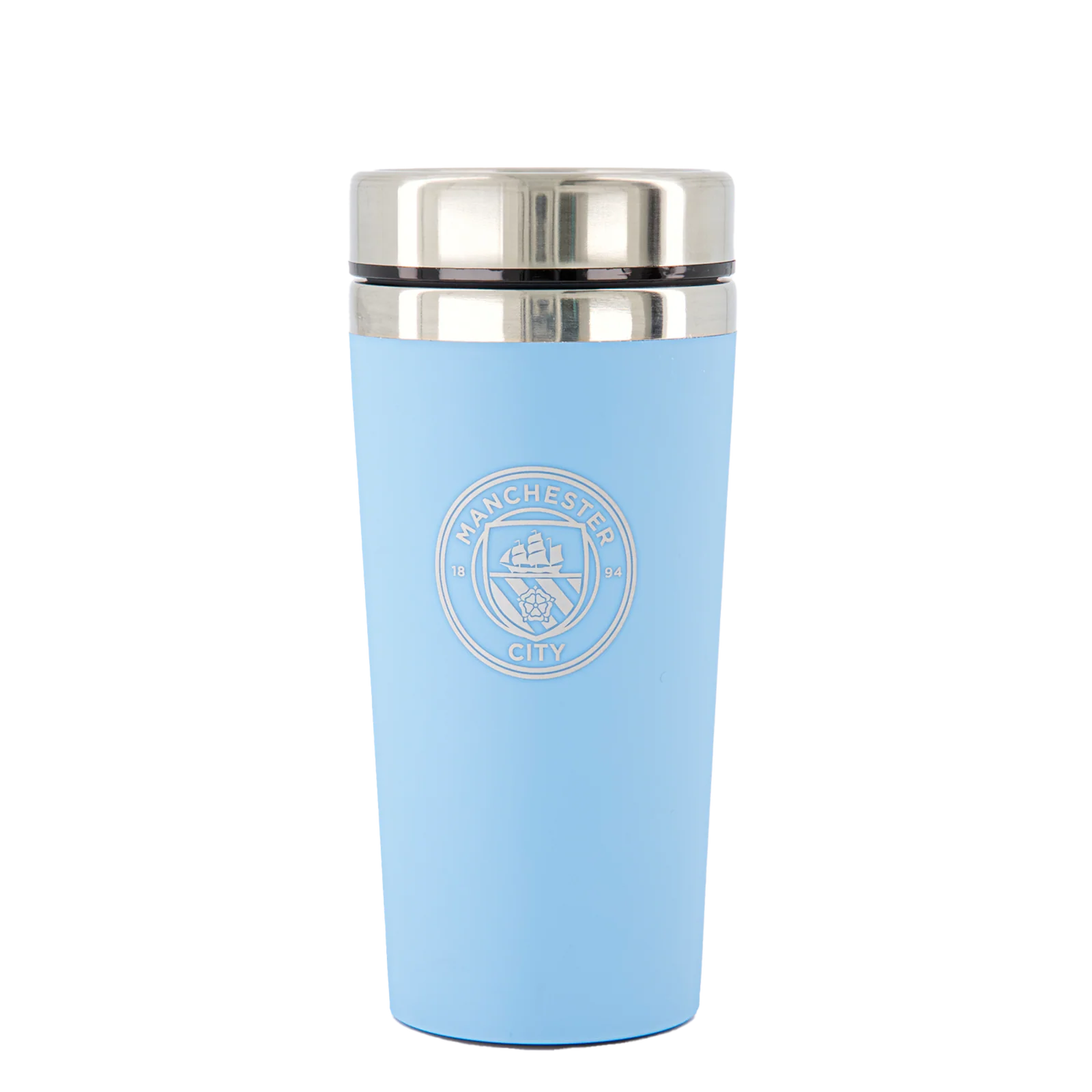 Manchester City Official Football Sky Blue Executive Travel Mug