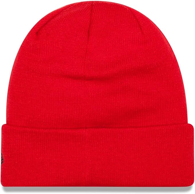 Manchester United New Era Beanie Cuffed No Pom - Red - Image 2