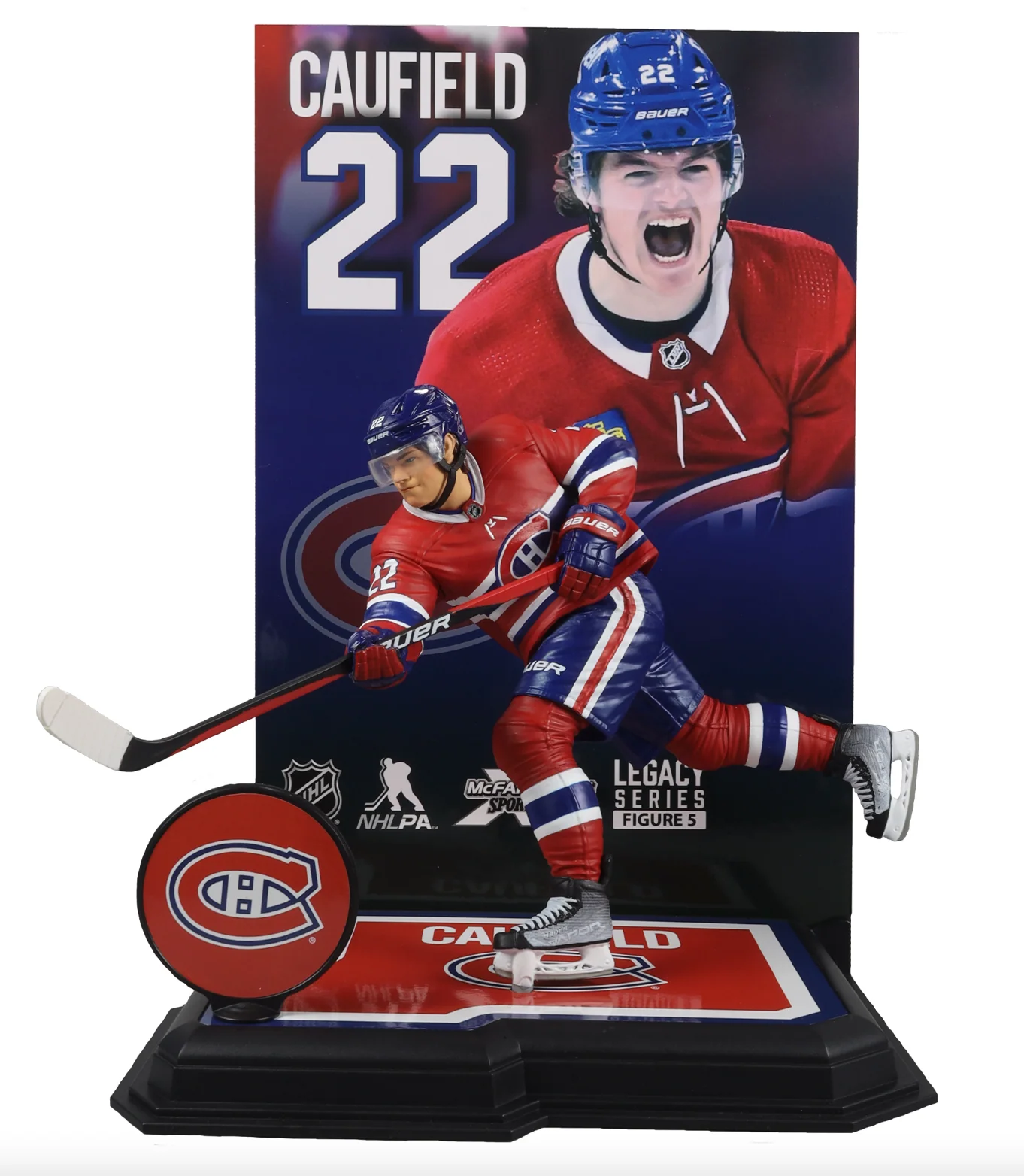 McFarlane NHL  Sports Picks - Cole Caufield Figure - Montreal Canadians - Image 4