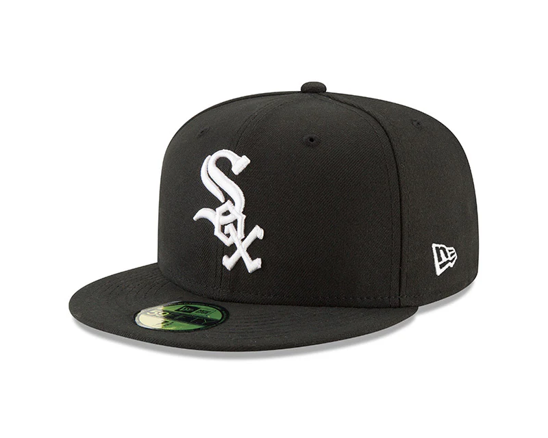 Chicago White Sox New Era Black Authentic Collection On-Field Home 59FIFTY Fitted Hat - Image 2