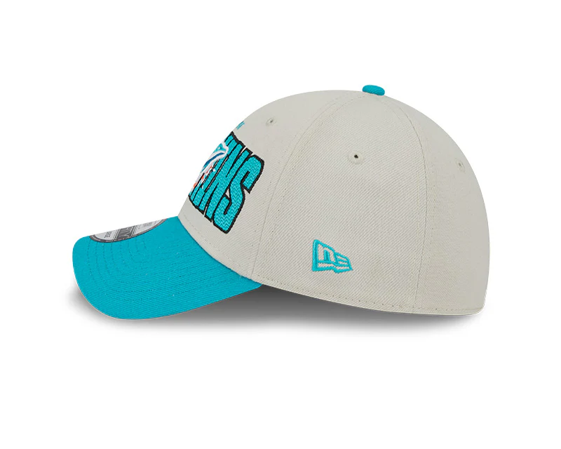 Miami Dolphins New Era 2023 NFL Draft 39THIRTY Flex Hat - Cream - Image 4