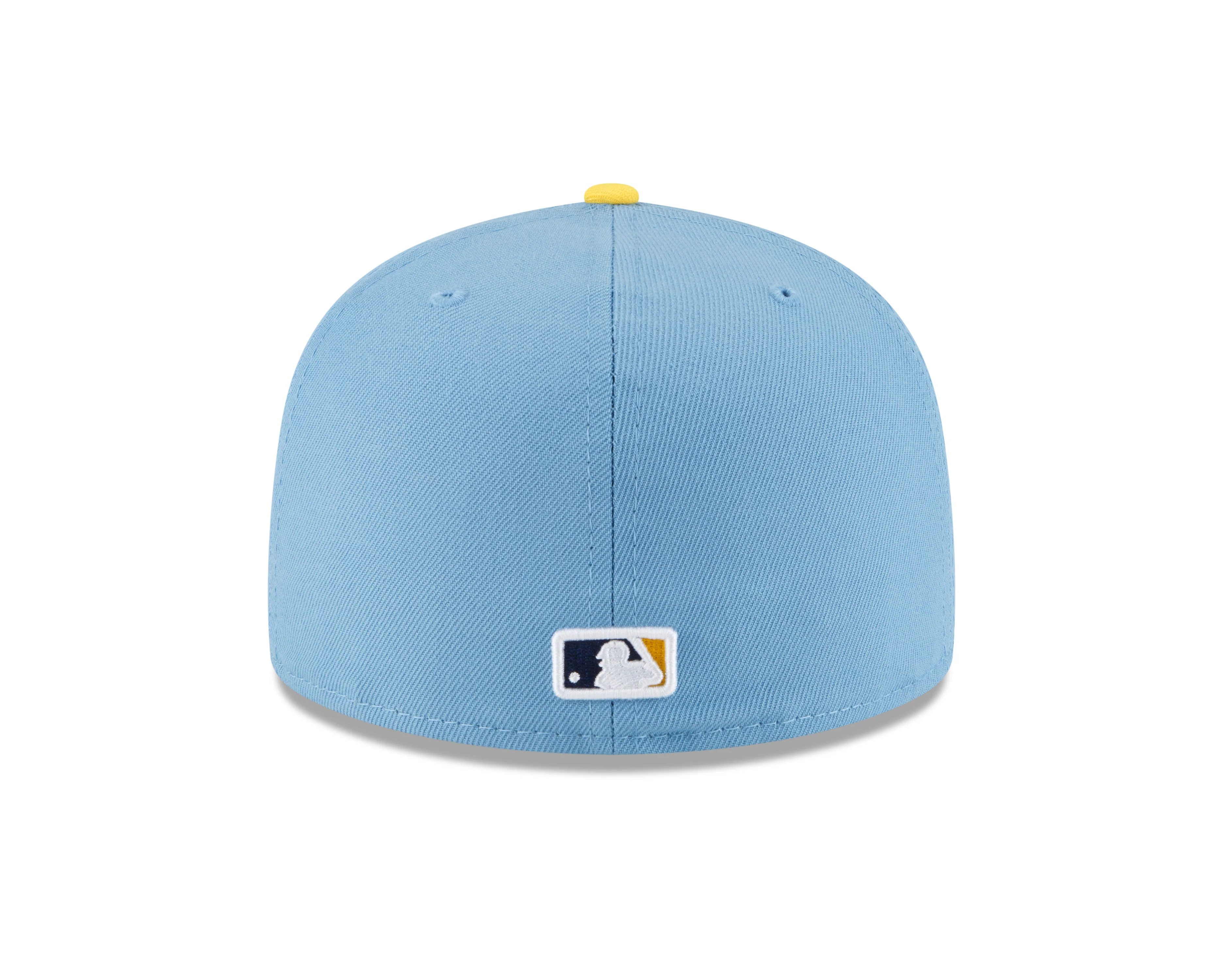 Milwaukee Brewers New Era Powder Blue 2022 City Connect Authentic Collection On-Field 59FIFTY Fitted Hat - Image 2